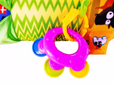 Walec Sensoryczny Dla Niemowląt 3w1 Z Grzechotką I Zawieszkami