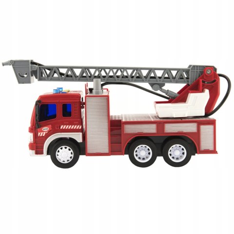 Wóz Strażacki Z Podnośnikiem I Wodą – Interaktywny Pojazd Straży Pożarnej Dla Dzieci
