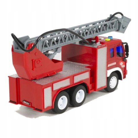 Wóz Strażacki Z Podnośnikiem I Wodą – Interaktywny Pojazd Straży Pożarnej Dla Dzieci