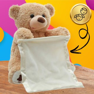 Interaktywny Miś Pluszak – Mówi, Rusza Buzią I Łapkami, Zabawa W A-Kuku 30 cm