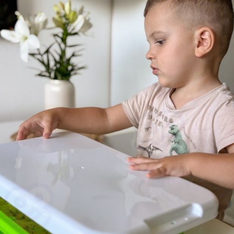 Piasek kinetyczny 1,5 kg Zestaw XXL ZOO Safari zestaw sensoryczny Woopie