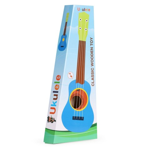 Ukulele Drewniane dla Dzieci ECOTOYS MF019E Gitara 4 Struny