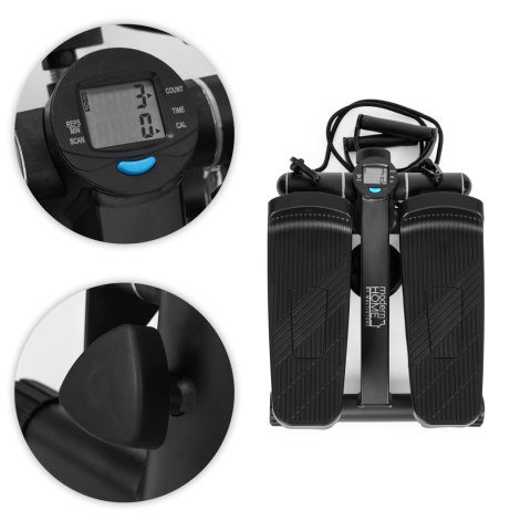 Stepper Fitness z Ekspanderami ModernHome Licznik 5 Funkcji Mata