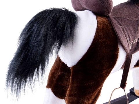 Konik Na Biegunach Ciemnobrązowy Ruch Dźwięk