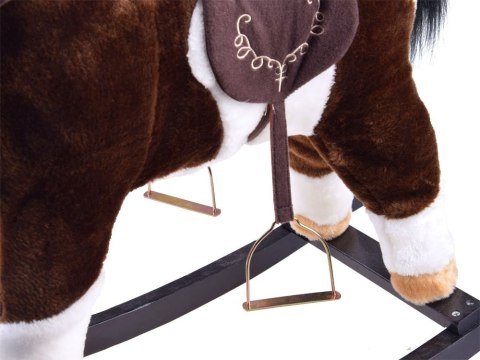 Konik Na Biegunach Ciemnobrązowy Ruch Dźwięk