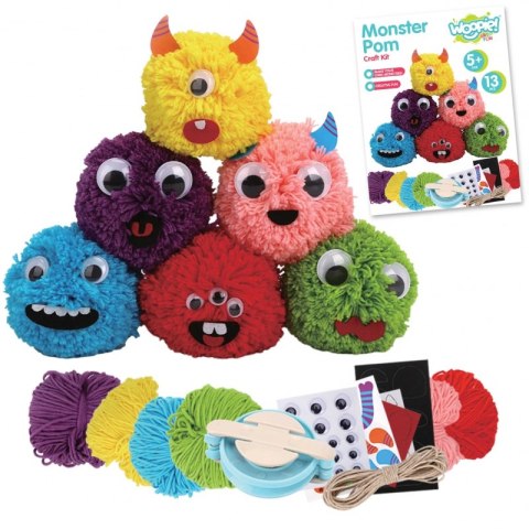 WOOPIE ART&FUN Zestaw Kreatywny Monster Pom – Twórz Potworki WOOPIE ART&FUN Zestaw Kreatywny Monster Pom – Twórz Potworki
