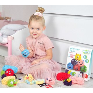 WOOPIE ART&FUN Zestaw Kreatywny Monster Pom – Twórz Potworki