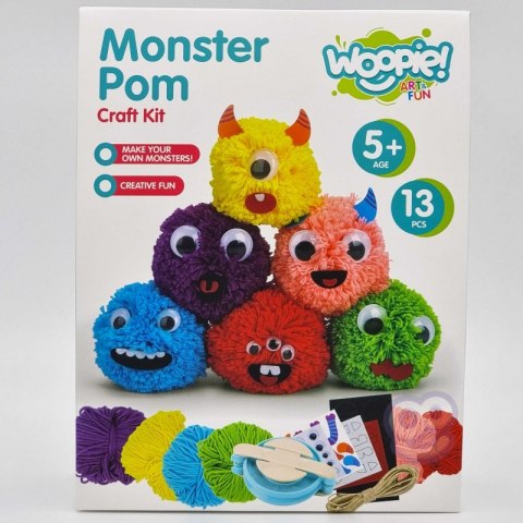 WOOPIE ART&FUN Zestaw Kreatywny Monster Pom – Twórz Potworki WOOPIE ART&FUN Zestaw Kreatywny Monster Pom – Twórz Potworki