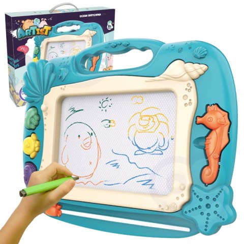 Znikopis Tablica Magnetyczna WOOPIE - Ocean Stempelki Znikopis Tablica Magnetyczna WOOPIE - Ocean Stempelki