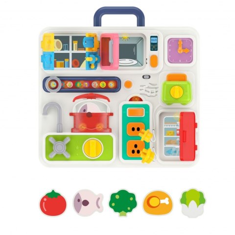 WOOPIE Baby Tablica Manipulacyjna Kuchnia z Zegarem dla Dzieci - Światło, Dzwięk WOOPIE Baby Tablica Manipulacyjna Kuchnia z Zegarem dla Dzieci - Światło, Dzwięk