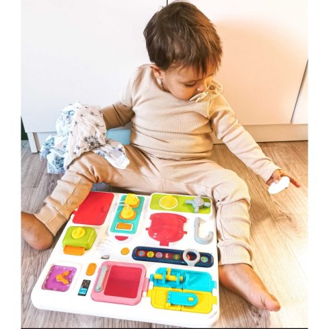 WOOPIE Baby Tablica Manipulacyjna Kuchnia z Zegarem dla Dzieci - Światło, Dzwięk WOOPIE Baby Tablica Manipulacyjna Kuchnia z Zegarem dla Dzieci - Światło, Dzwięk