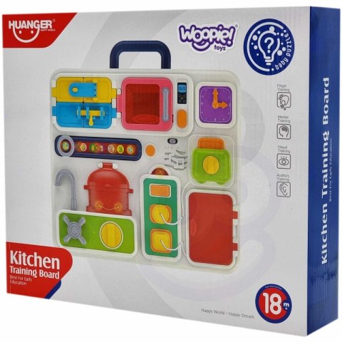 WOOPIE Baby Tablica Manipulacyjna Kuchnia z Zegarem dla Dzieci - Światło, Dzwięk WOOPIE Baby Tablica Manipulacyjna Kuchnia z Zegarem dla Dzieci - Światło, Dzwięk