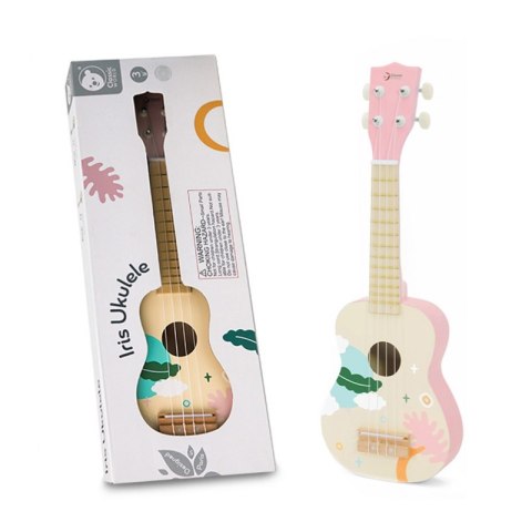 Różowe Drewniane Ukulele Classic World – Gitara dla Dzieci Różowe Drewniane Ukulele Classic World – Gitara dla Dzieci