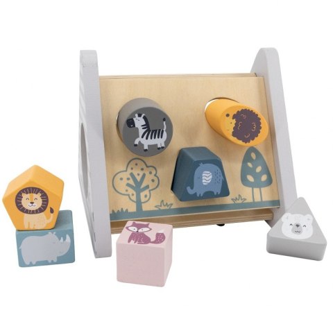 Drewniany Sorter Kształtów Polar Bear Viga – Edukacyjna Układanka, Zwierzątka