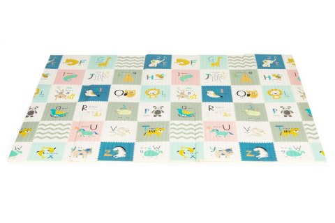 Mata Dla Dzieci Dwustronna Składana Ecotoys 147x193 cm – Edukacyjna, Z Torbą