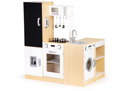 Kuchnia Drewniana XXL Dla Dzieci 127cm ECOTOYS LED Dźwięk