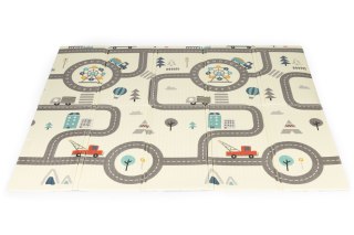 Mata Edukacyjna Dla Dzieci ECOTOYS Składana Dwustronna Z Torbą 178x198 cm