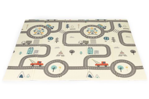 Mata Edukacyjna Dla Dzieci ECOTOYS Składana Dwustronna Z Torbą 178x198 cm