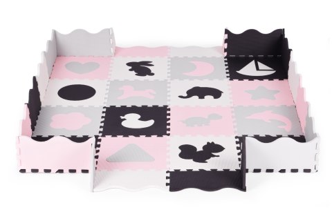 Piankowa Mata Puzzle ECOTOYS – 36 Elementów, Suchy Basen, 151x151 Cm