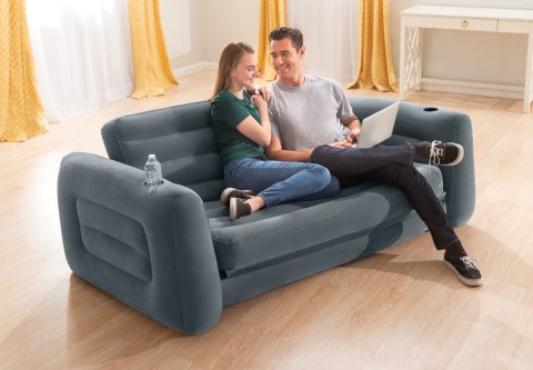 Sofa Dmuchana Rozkładana 2w1 Intex 66552NP – Materac 231x203x66 cm