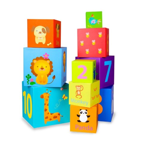 Magic Box Drewniane Klocki - Classic World Tower Wieża
