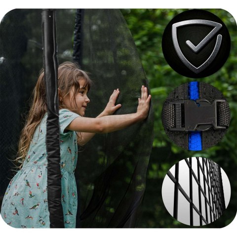 Trampolina Ogrodowa Neo-Sport 8ft/252cm – Z Siatką i Drabinką