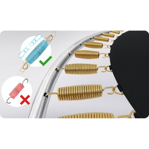 Trampolina Ogrodowa Neo-Sport 8ft/252cm – Z Siatką i Drabinką