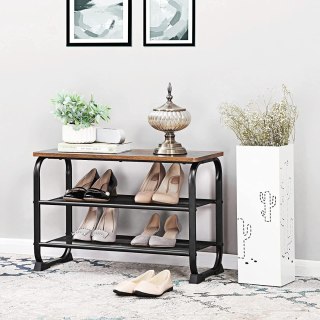 Industrialny Regał Na Buty Z Siedziskiem