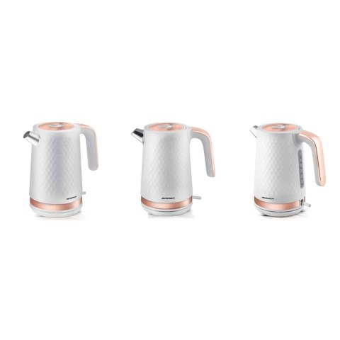 Czajnik Elektryczny Berdsen BD‑705 - Metalowy, 1,7 L, 2200 W, Biel - Miedż