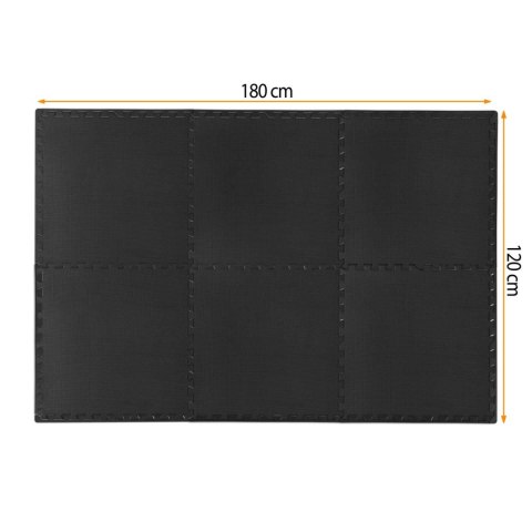 Mata Gimnastyczna Piankowa Puzzle 180x120 cm EVA Do Ćwiczeń Fitness