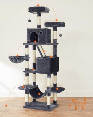 Drapak Dla Kota Oskar 206 Cm – Stabilny, Duży, Dla Kilku Kotów