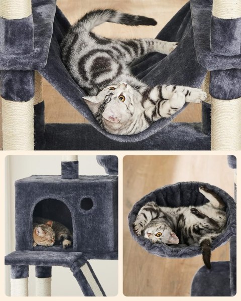 Drapak Dla Kota Oskar 206 Cm – Stabilny, Duży, Dla Kilku Kotów