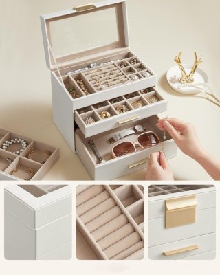 Elegancka Kasetka, Szkatułka Na Biżuterię Leobert