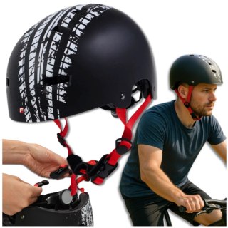 Kask Skate Orzech FISHER L/XL BMX Rower Hulajnoga Rolki 58-61 cm