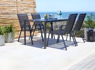 Zestaw Krzeseł Ogrodowych MultiGarden – 4 Sztuki, Na Taras i Balkon