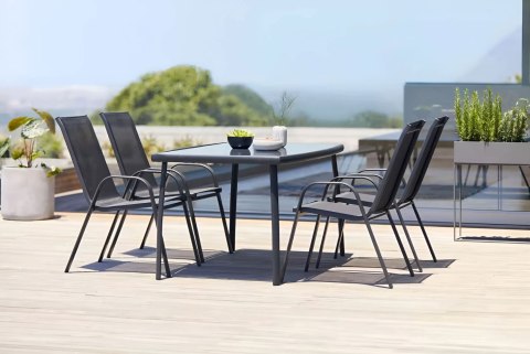 Zestaw Krzeseł Ogrodowych MultiGarden – 4 Sztuki, Na Taras i Balkon