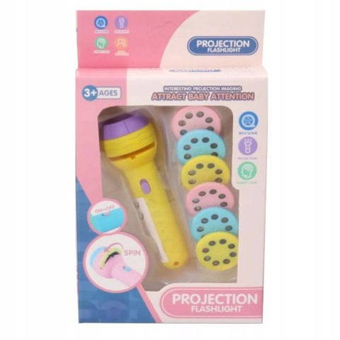 Zestaw Projektorów Do Rysowania- Projektor Grający Dinozaur I Latarka