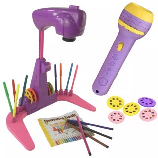 Zestaw Projektorów Do Rysowania I Zabawy 2w1 Dla Dzieci – Latarka