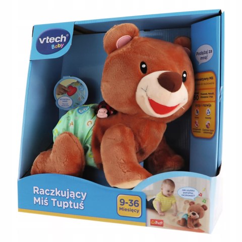 Interaktywny Raczkujący Miś Tuptuś VTech Baby 60824 – Mówiący Pluszak