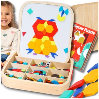 Drewniana Skrzynka Magnetyczna Montessori NiceKids – Kreatywna Edukacyjna