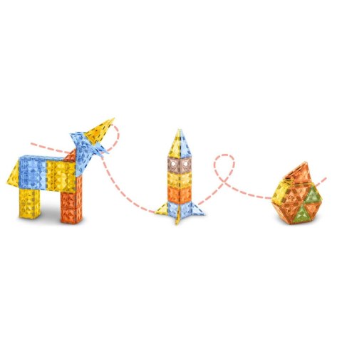 Klocki Magnetyczne Ricokids 100 Elementów – Kreatywna Układanka 3D
