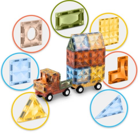 Klocki Magnetyczne Ricokids 100 Elementów – Kreatywna Układanka 3D