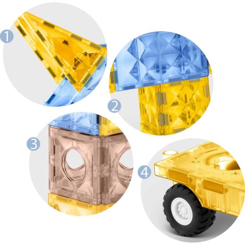 Klocki Magnetyczne Ricokids 100 Elementów – Kreatywna Układanka 3D