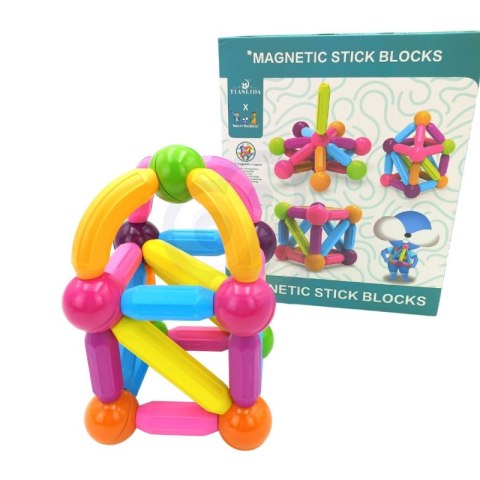 Zestaw Grubych Klocków Magnetycznych WOOPIE Zestaw Grubych Klocków Magnetycznych WOOPIE