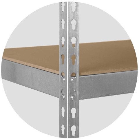 Regał Metalowy Magazynowy Humberg HR-700 183 x 90 x 45 cm Regał Metalowy Magazynowy Humberg HR-700 183 x 90 x 45 cm