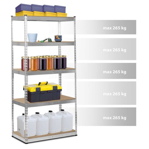Regał Metalowy Magazynowy Humberg HR-700 183 x 90 x 45 cm Regał Metalowy Magazynowy Humberg HR-700 183 x 90 x 45 cm