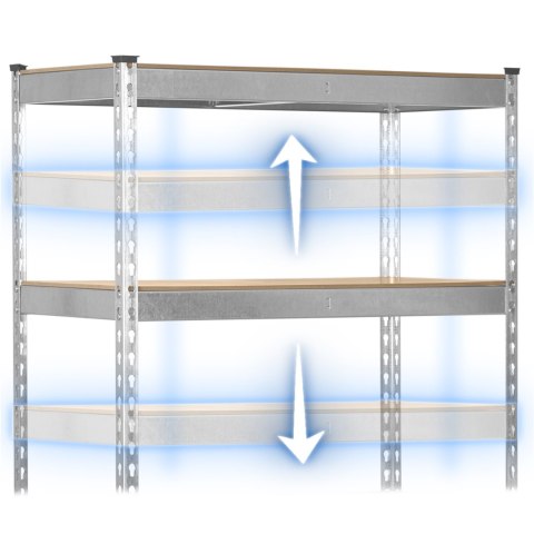 Regał Metalowy Magazynowy Humberg HR-700 183 x 90 x 45 cm Regał Metalowy Magazynowy Humberg HR-700 183 x 90 x 45 cm
