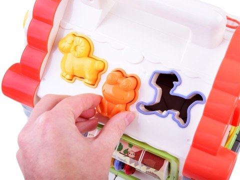 Interaktywny Domek Edukacyjny Hola – Sorter, Pianinko, Dźwięki Zwierząt