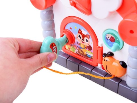Interaktywny Domek Edukacyjny Hola – Sorter, Pianinko, Dźwięki Zwierząt