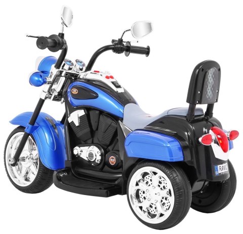 Motorek Na Akumulator Chopper NightBike – Niebieski Pojazd Dla Dzieci Motorek Na Akumulator Chopper NightBike – Niebieski Pojazd Dla Dzieci